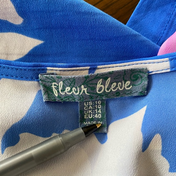 Fleur Bleue Anthropologie romper - Picture 8 of 12